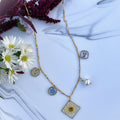 "Elara" Charm Necklace - Gold or Stainless